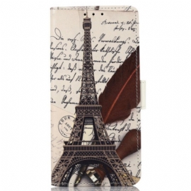 Lærdeksel Til OnePlus Nord CE 3 Lite 5G Poetens Eiffeltårn