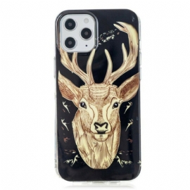 Deksel Til iPhone 12 Pro Max Fluorescerende Majestic Deer