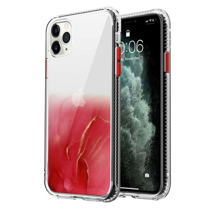 Deksel Til iPhone 12 Pro Max Hybrid Med Marmoreffekt