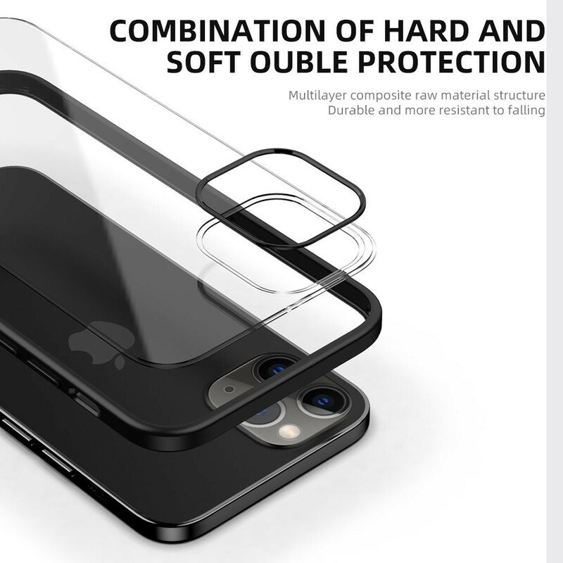 Deksel Til iPhone 12 Pro Max Ipaky Hybrid Transparent