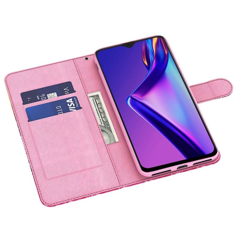 Folio Deksel Til Oppo A54 5G / A74 5G Paisley