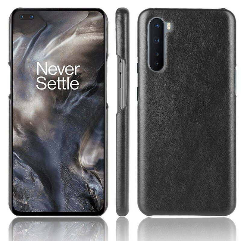 Deksel Til OnePlus Nord Litchi Performance Skinneffekt