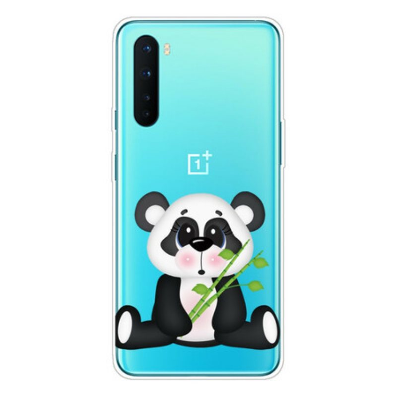 Deksel Til OnePlus Nord Sømløs Sad Panda