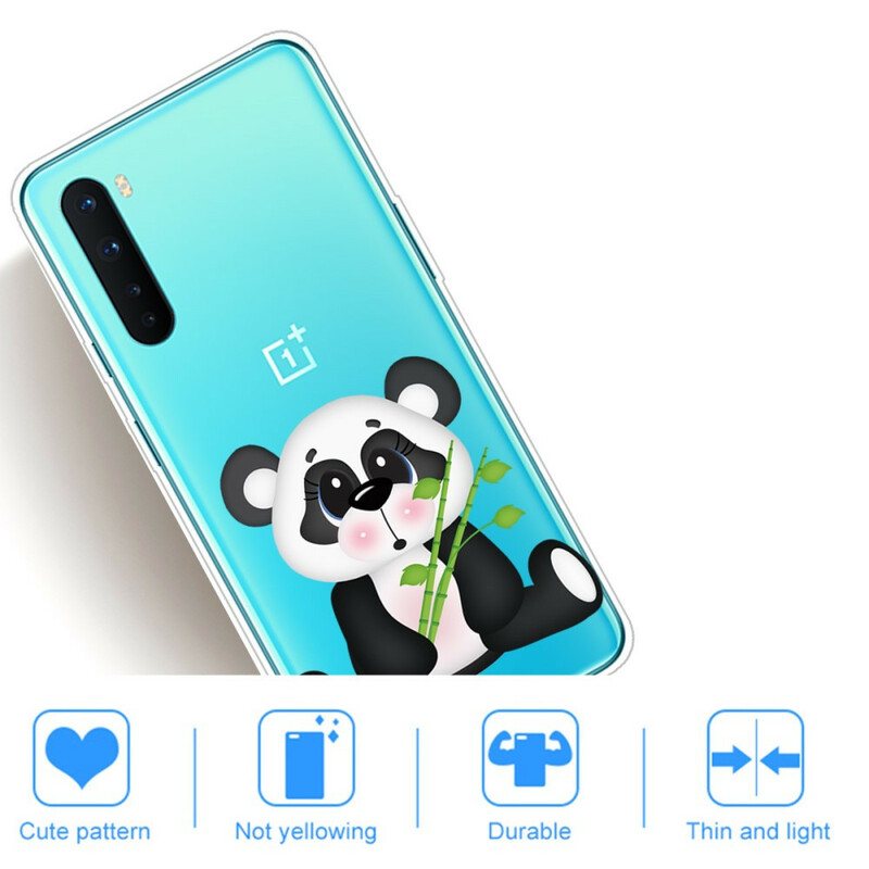 Deksel Til OnePlus Nord Sømløs Sad Panda