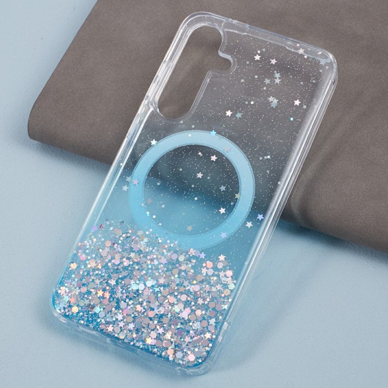 Deksel Samsung Galaxy S24 Plus 5g Magsafe-kompatibel Glitter