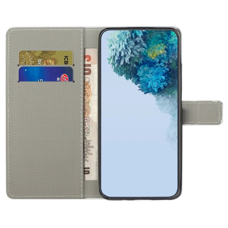 Folio Deksel Samsung Galaxy S24 Plus 5g Tropiske Blomster