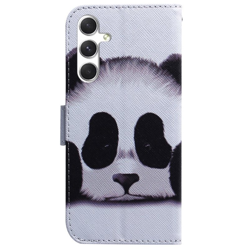 Lærdeksel Folio Deksel Samsung Galaxy S24 Plus 5g Panda