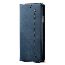 Beskyttelse Deksel Til Samsung Galaxy S20 Folio Deksel Denim Stoff