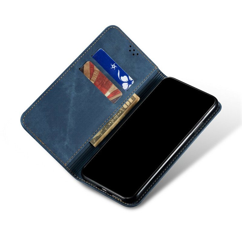 Beskyttelse Deksel Til Samsung Galaxy S20 Folio Deksel Denim Stoff