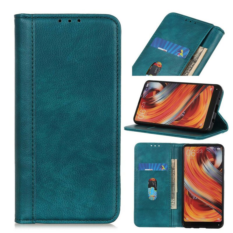 Beskyttelse Deksel Til Samsung Galaxy S20 Folio Deksel Elegance Split Litchi Leather