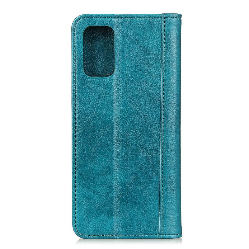 Beskyttelse Deksel Til Samsung Galaxy S20 Folio Deksel Elegance Split Litchi Leather