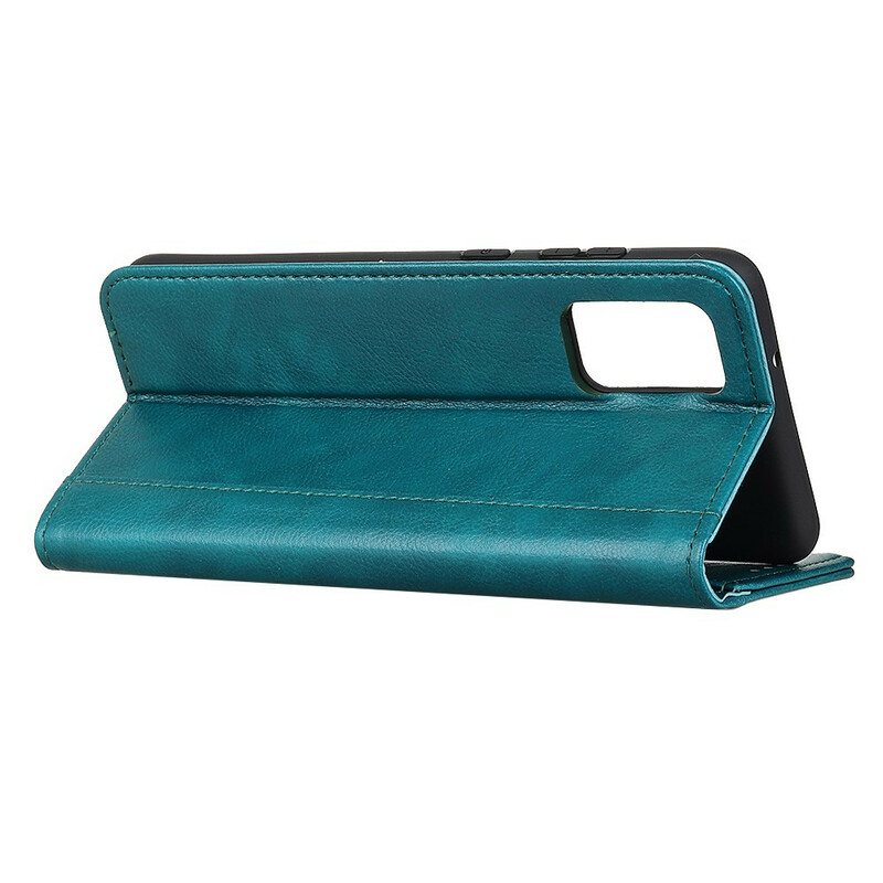 Beskyttelse Deksel Til Samsung Galaxy S20 Folio Deksel Elegance Split Litchi Leather