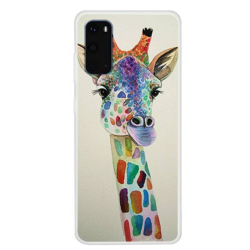 Deksel Til Samsung Galaxy S20 Fargerik Giraff