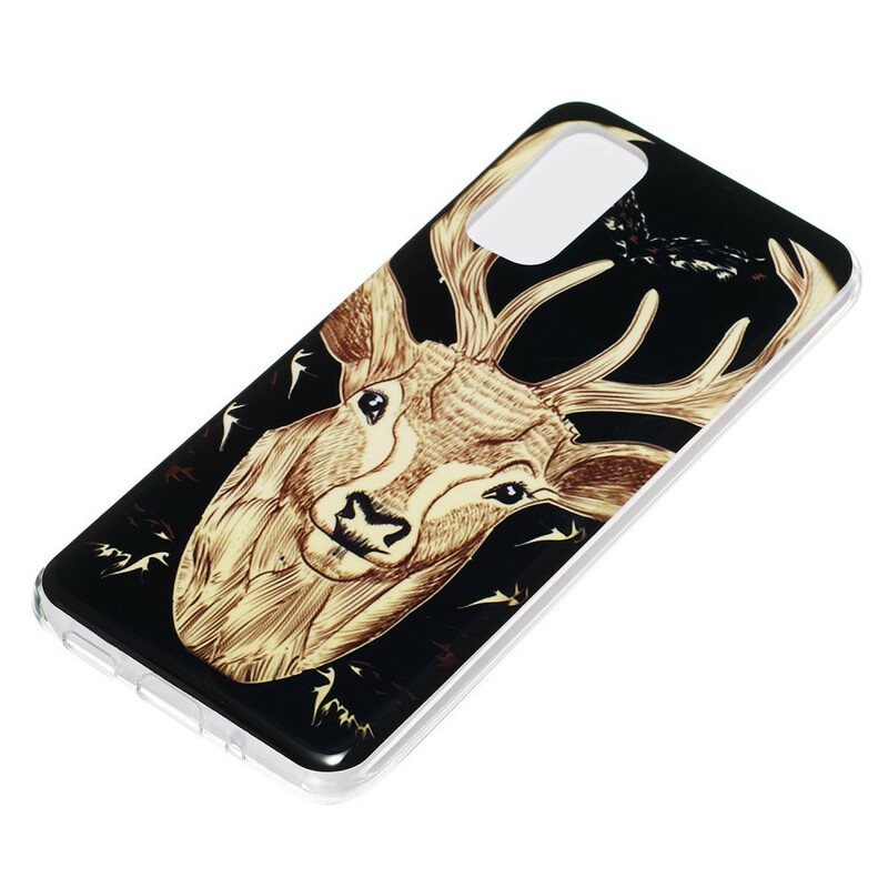 Deksel Til Samsung Galaxy S20 Fluorescerende Majestic Deer