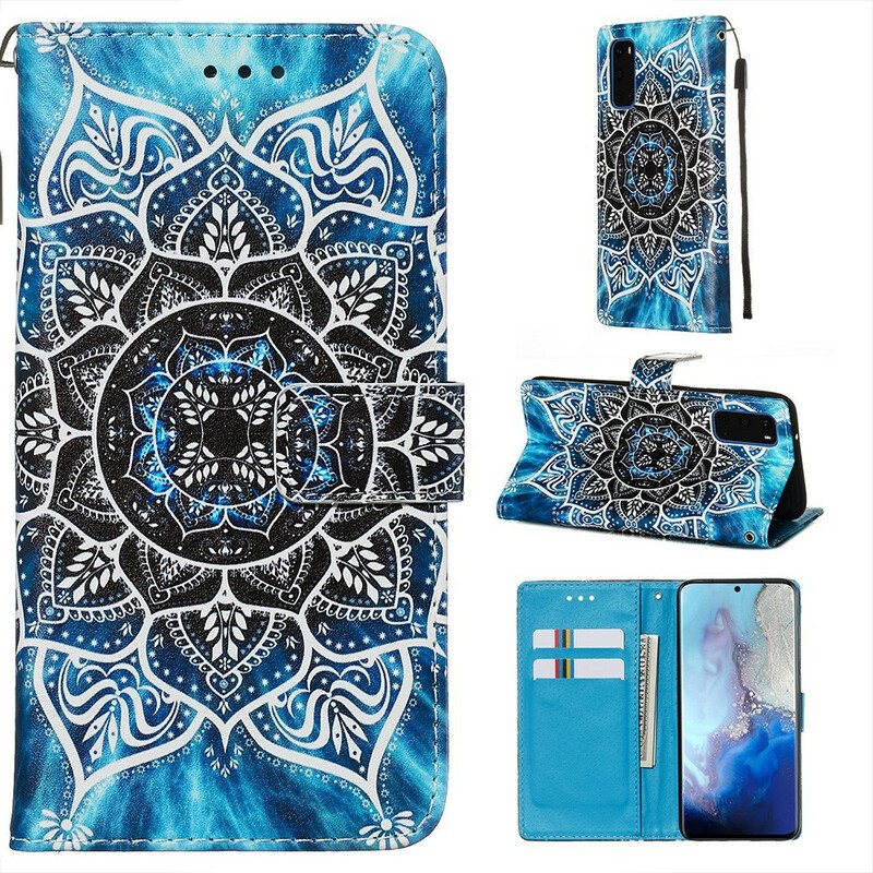 Folio Deksel Til Samsung Galaxy S20 Mandala I Himmelen