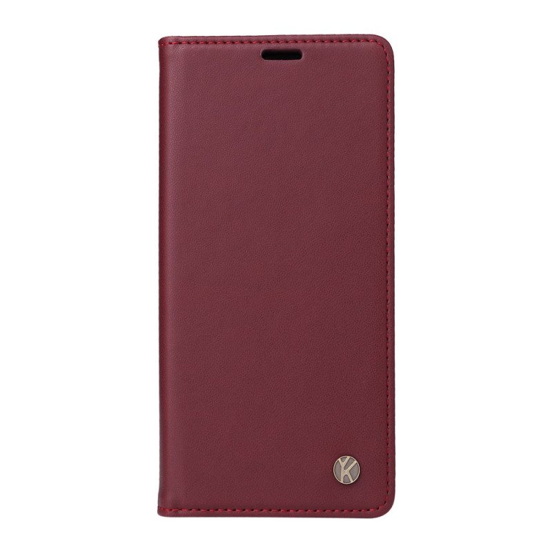 Folio Deksel Xiaomi 14 Ultra Yikatu Skinneffekt