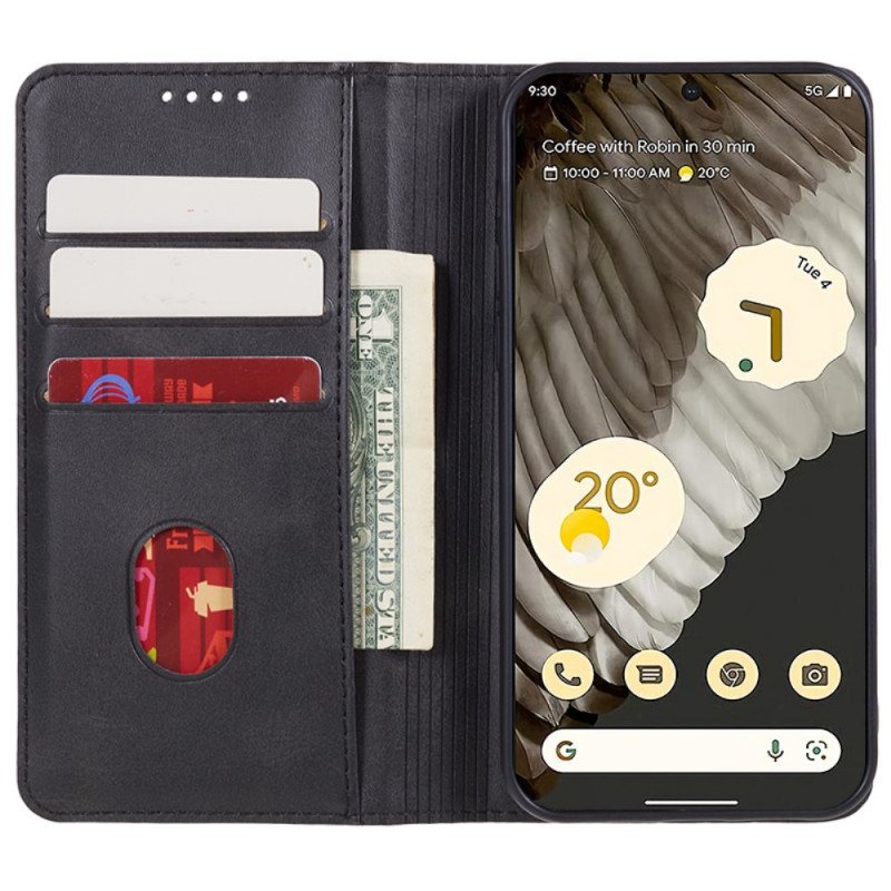 Folio Deksel Google Pixel 8 Vintage Stil Beskyttelse Deksel