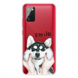 Deksel Til Samsung Galaxy A02s Smil Hund