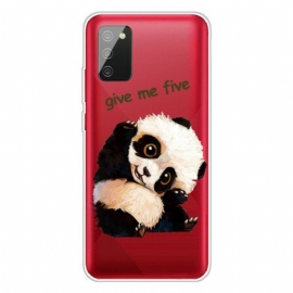 Deksel Til Samsung Galaxy A02s Sømløs Panda Gi Meg Fem