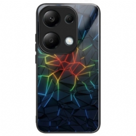 Deksel Xiaomi Redmi Note 13 Pro 4g Geometri Herdet Glass