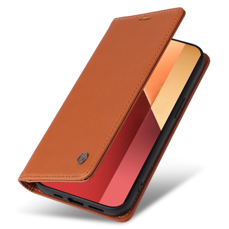 Folio Deksel Xiaomi Redmi Note 13 Pro 4g Magnetisk Yikatu