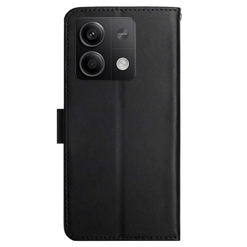 Lærdeksel Folio Deksel Xiaomi Redmi Note 13 Pro 4g Nappa Skinn