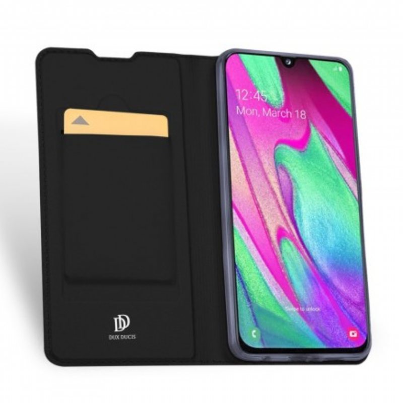 Beskyttelse Deksel Til Samsung Galaxy A40 Folio Deksel Skin Pro Dux Ducis