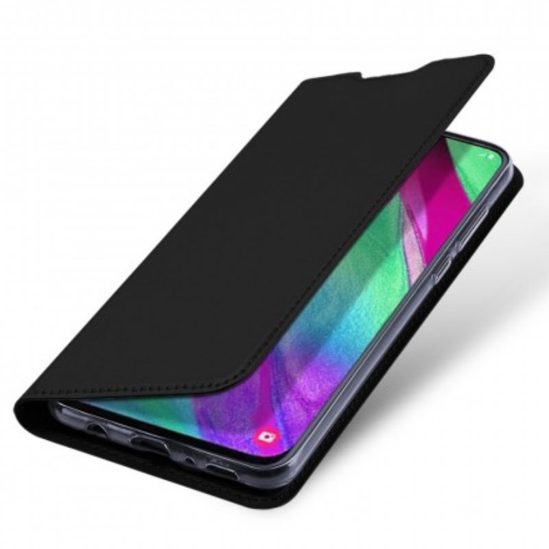 Beskyttelse Deksel Til Samsung Galaxy A40 Folio Deksel Skin Pro Dux Ducis