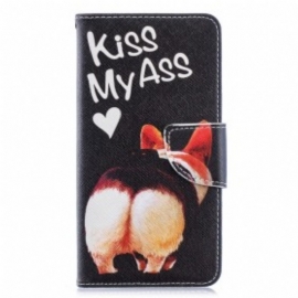 Lærdeksel Til Samsung Galaxy A40 Kyss Meg Bak
