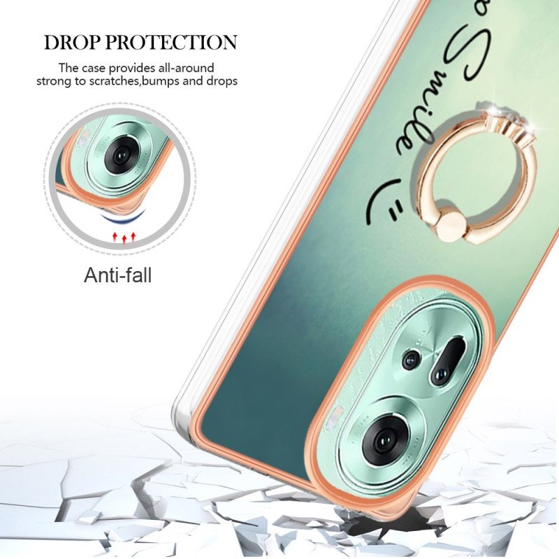 Deksel Oppo Reno 11 5g Keep Smile Ring Holder