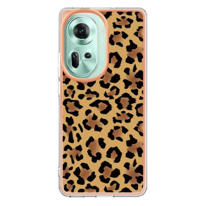 Deksel Oppo Reno 11 5g Leopardtrykk