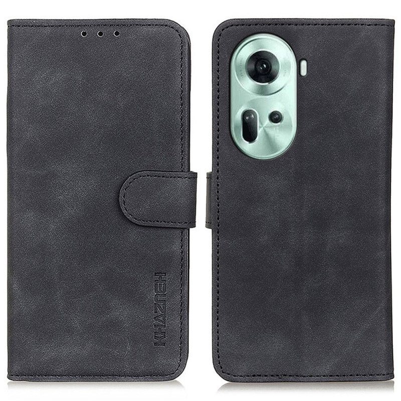 Folio Deksel Oppo Reno 11 5g Retro Skinneffekt Khazneh