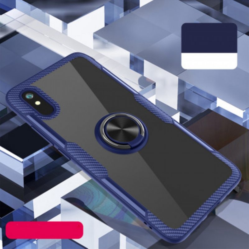 Deksel Til Xiaomi Redmi 9A Ring I Karbonfibermetall