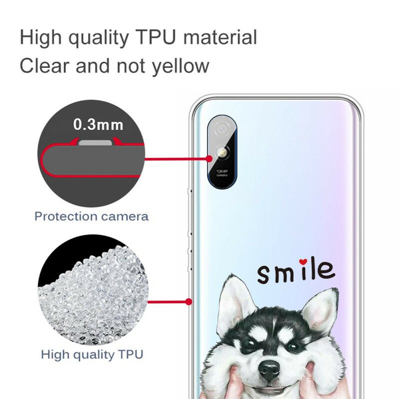 Deksel Til Xiaomi Redmi 9A Smil Hund