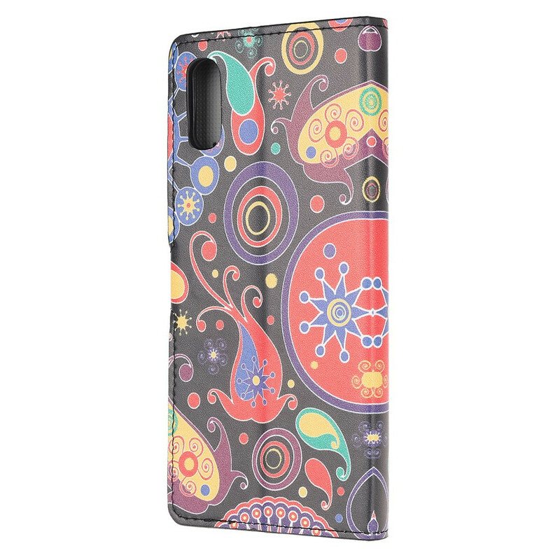 Folio Deksel Til Xiaomi Redmi 9A Galaxy Design