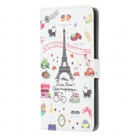 Folio Deksel Til Xiaomi Redmi 9A Jeg Elsker Paris