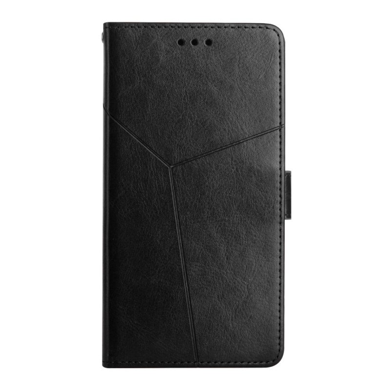 Folio Deksel Til Xiaomi Redmi 9A Stil Leather Geo Y Design