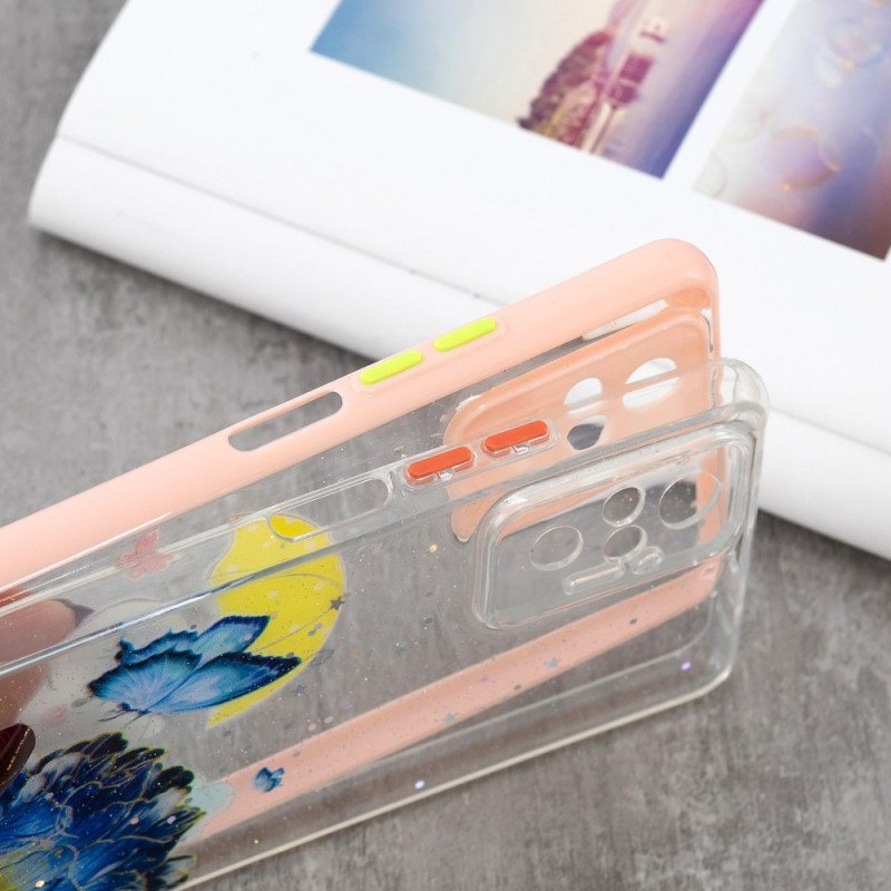 Deksel Til Xiaomi Redmi Note 10 Pro Floral Butterfly Hybrid