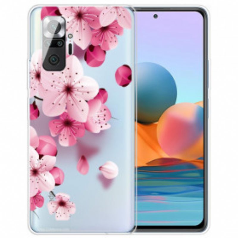 Deksel Til Xiaomi Redmi Note 10 Pro Små Rosa Blomster