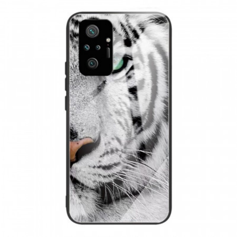 Deksel Til Xiaomi Redmi Note 10 Pro Tiger Herdet Glass