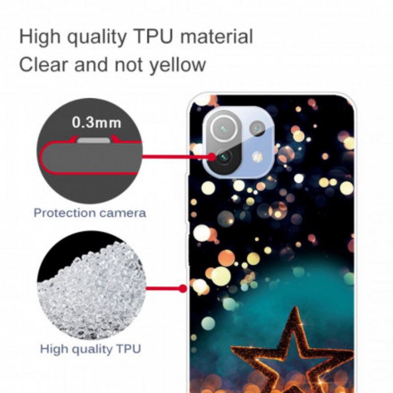 Deksel Til Xiaomi Mi 11 Pro Fleksibel Stjerne