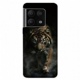 Deksel Til OnePlus 10 Pro 5G Fleksibel Tiger In Mist