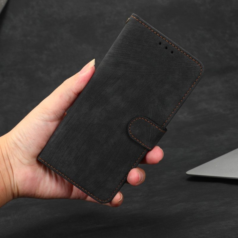 Folio Deksel Til Xiaomi 13 Lite Faux Leather Rfid Og Snor