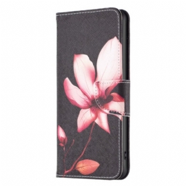 Folio Deksel Til Xiaomi 13 Lite Rosa Blomst