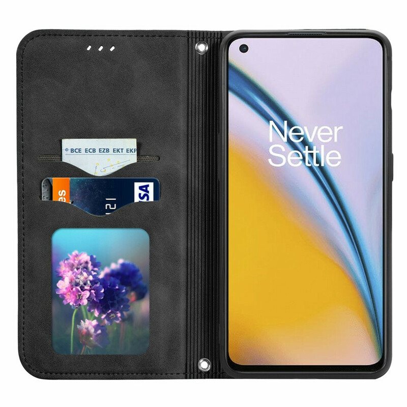 Beskyttelse Deksel Til OnePlus Nord 2 5G Folio Deksel Skin-touch-design