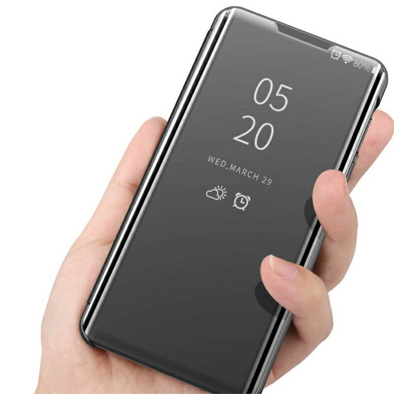 Beskyttelse Deksel Til OnePlus Nord 2 5G Speil Og Kunstskinn