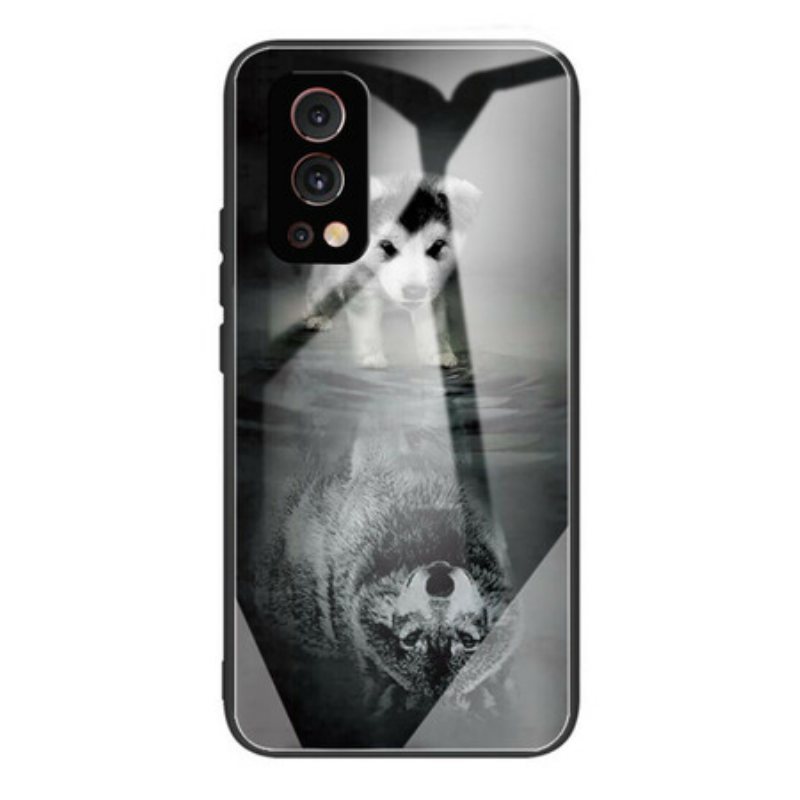 Deksel Til OnePlus Nord 2 5G Puppy Dream Herdet Glass