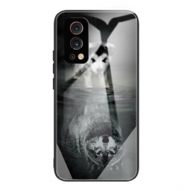 Deksel Til OnePlus Nord 2 5G Puppy Dream Herdet Glass