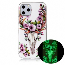 Deksel Til iPhone 11 Pro Fluorescerende Blomsterelg