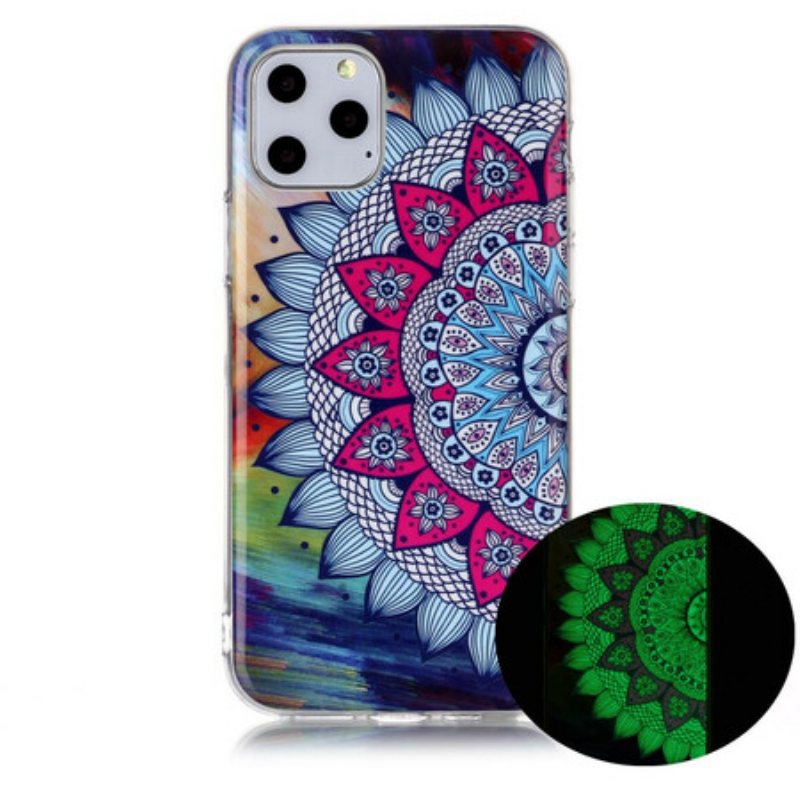 Deksel Til iPhone 11 Pro Fluorescerende Fargerik Mandala